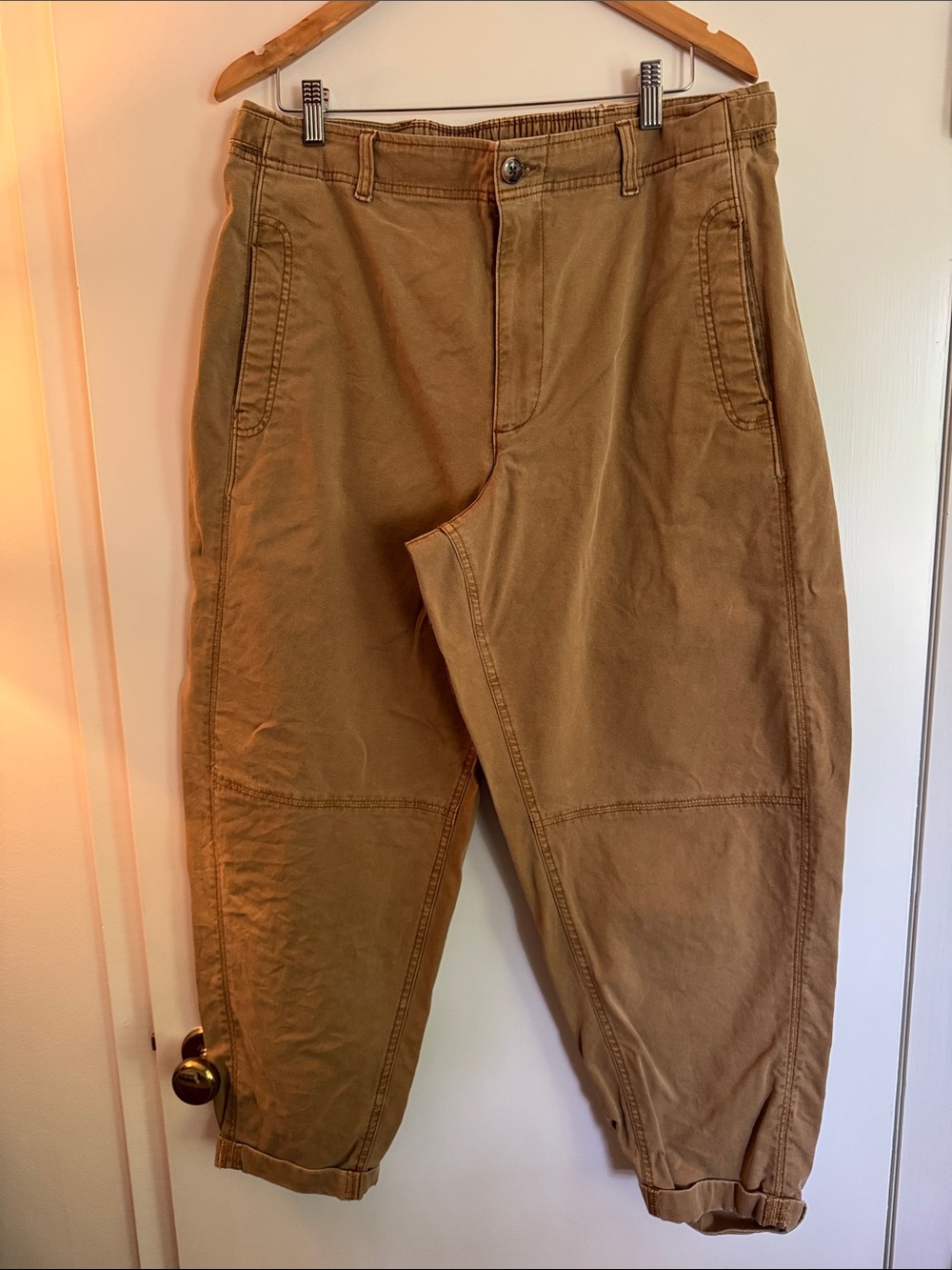 Old Navy Tan Track Joggers